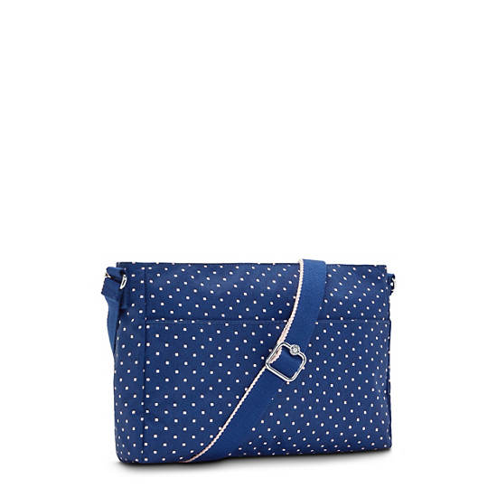 Bolsos Cruzados Kipling New Angie Printed Azules | MX 1200ZU